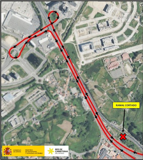 La remodelación de Alfonso Molina, en A Coruña, provocará el corte de la salida hacia la AP-9/Palavea este martes