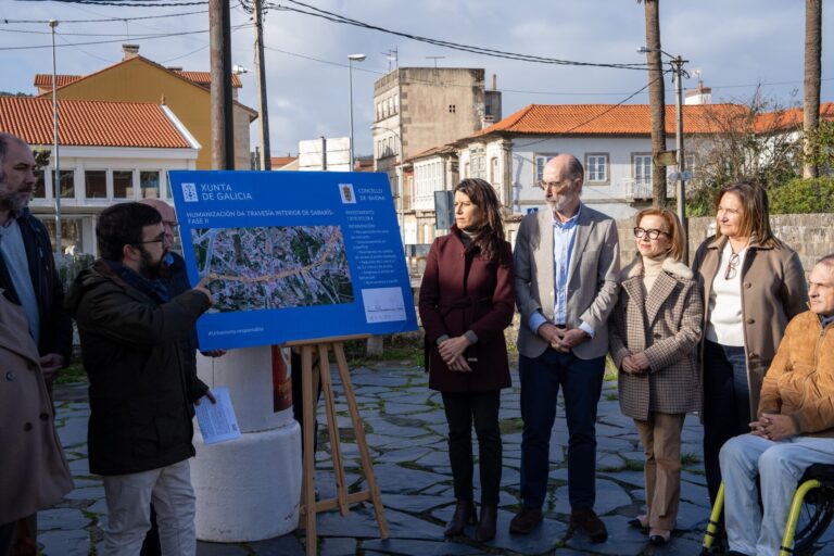 La Xunta completará la humanización de la travesía interior de Sabarís, en Baiona (Pontevedra)
