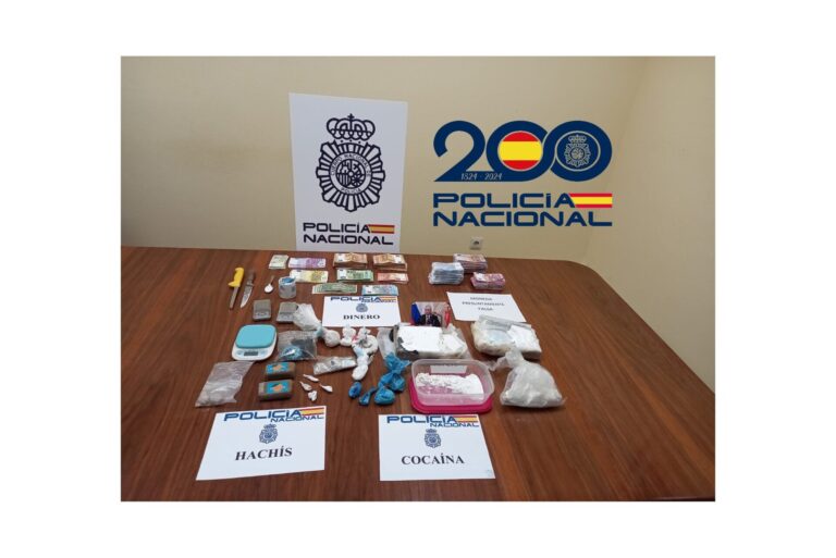 Detenido un hombre en Ourense al que se le intervinieron más de dos kilos de droga