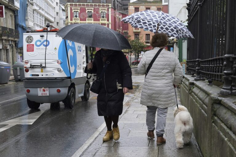 Vientos de casi 140 kilómetros por hora en Muras (Lugo) en otra jornada de intensas precipitaciones en Galicia