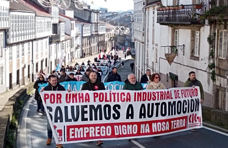 La CIG reclama ante la Xunta un plan industrial con el que combatir «la grave crisis» en la automoción