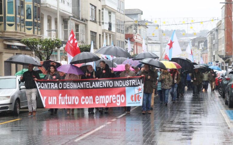 La CIG se moviliza en As Pontes (A Coruña) para reivindicar «un plan industrial y empleo» en la localidad