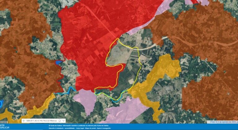 Denuncian una «mutilación» en mapas de la estrategia de infraestructura verde de la Xunta para «favorecer a Altri»