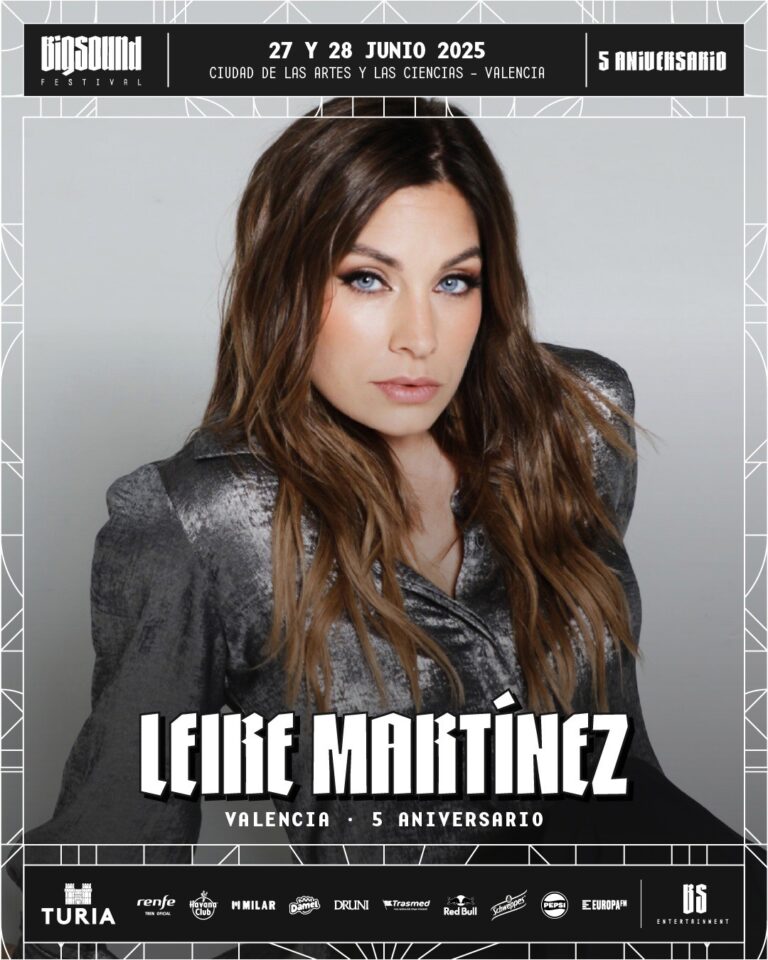 Leire Martínez anuncia conciertos en solitario en el Bigsound en Valencia y Pontevedra