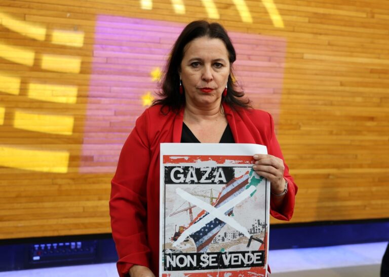 La eurodiputada Ana Miranda (BNG) acusa a la UE de «blanquear» a Israel y llama a poner fin al acuerdo de asociación