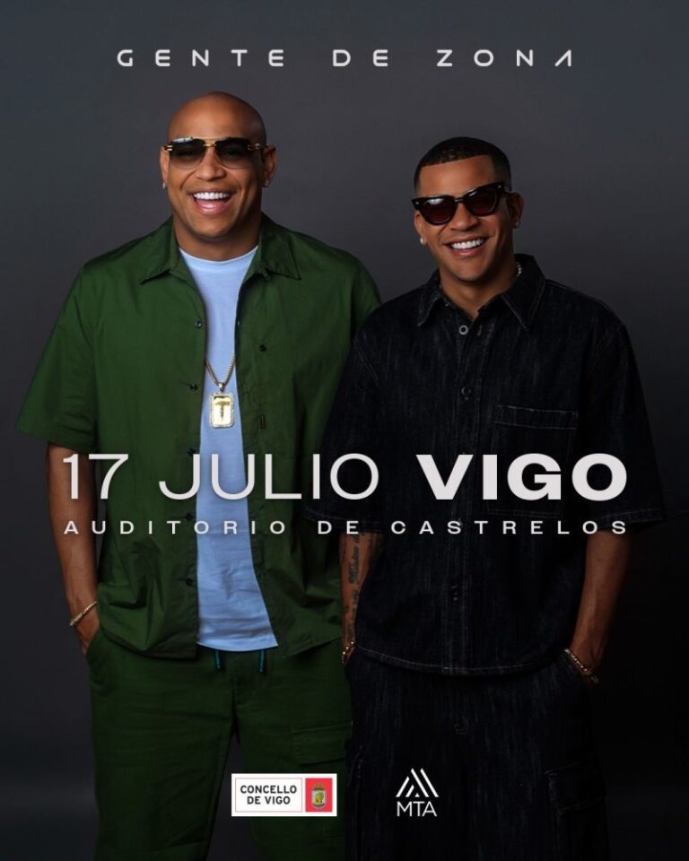 Gente de Zona actuará en el auditorio de Castrelos de Vigo el 17 de julio