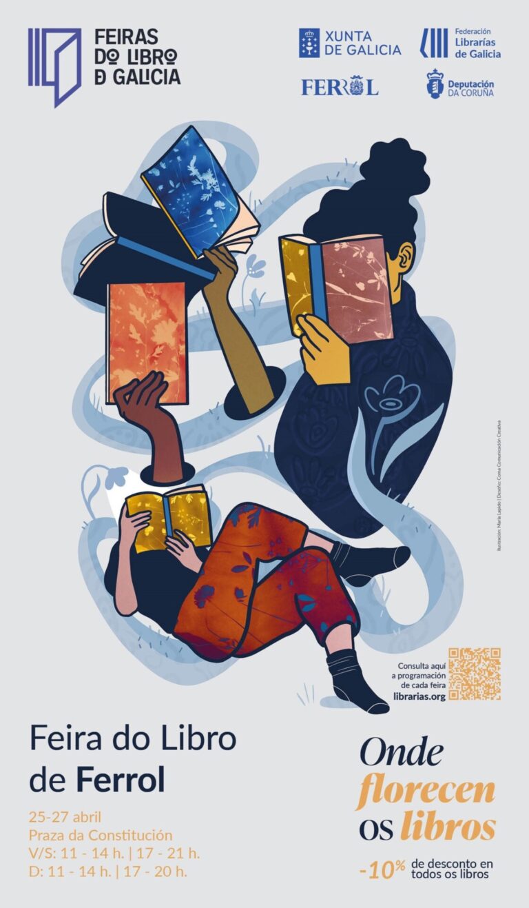 Ferrol inaugura la primera Feira do Libro del año en Galicia, que constará de diez puntos de venta