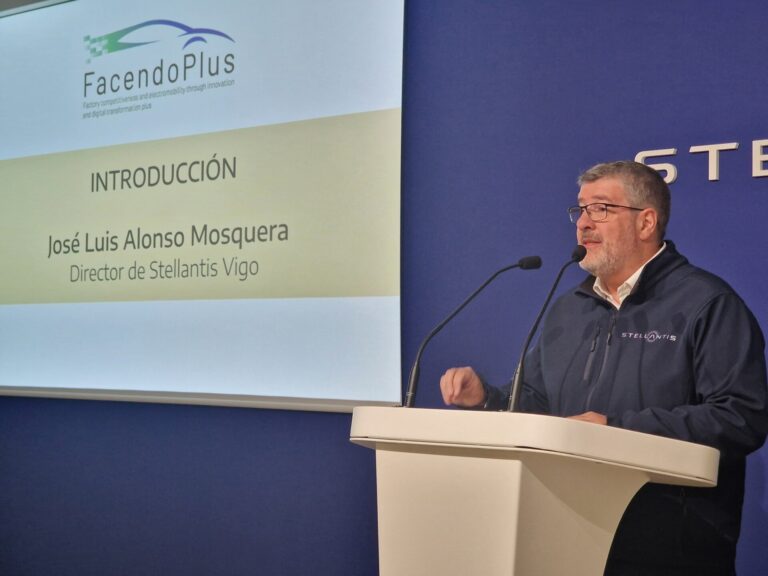 Apagón.- Stellantis Vigo dejó de producir unos mil vehículos y subraya que la descarbonización es una «necesidad social»