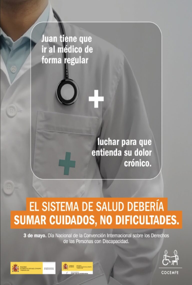 Lanzan una campaña para visibilizar los retos en el acceso a la salud de personas con discapacidad