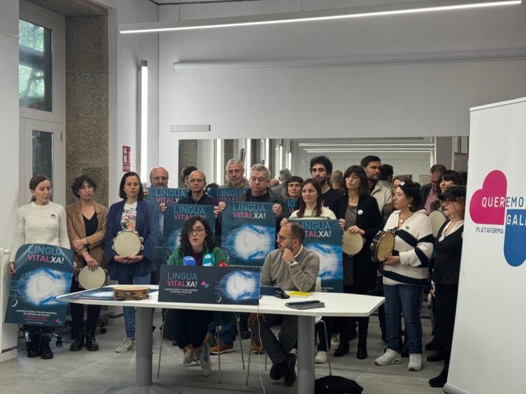 Llaman a movilizarse este sábado en la manifestación por el gallego, que cambia su recorrido y acabará en el Obradoiro