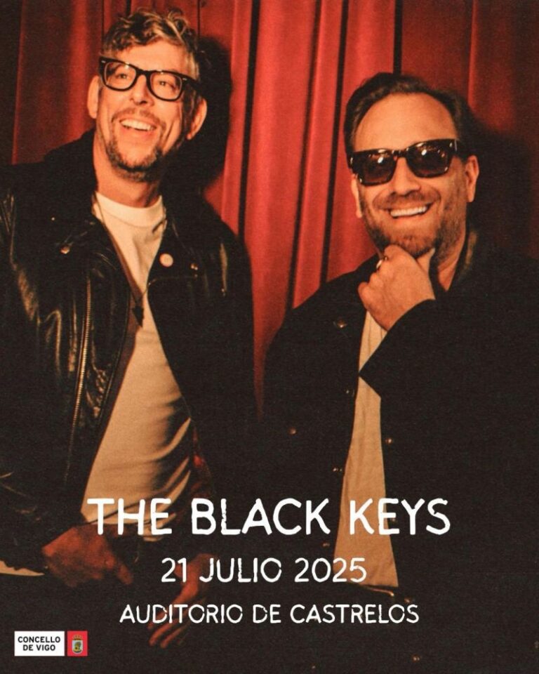La banda de rock estadounidense The Black Keys actuará en el auditorio de Castrelos de Vigo el 21 de julio