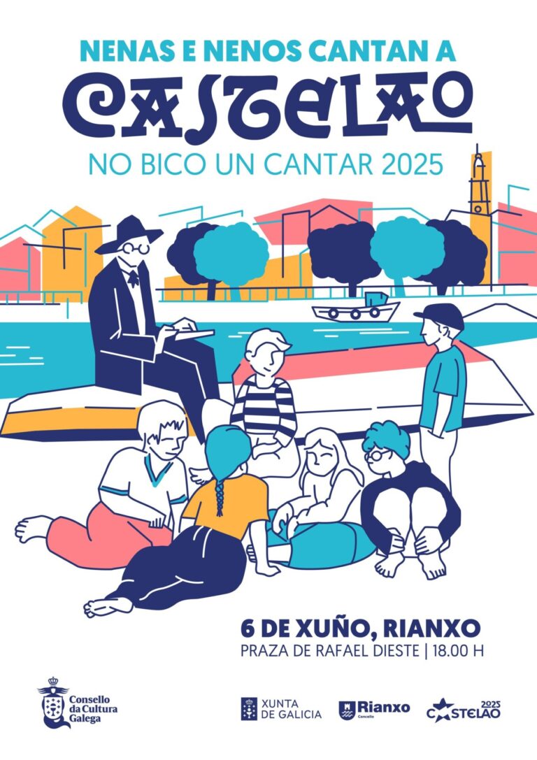 Más de 500 escolares gallegos participan en la nueva edición de ‘No Bico un Cantar’, dedicado este año a Castelao