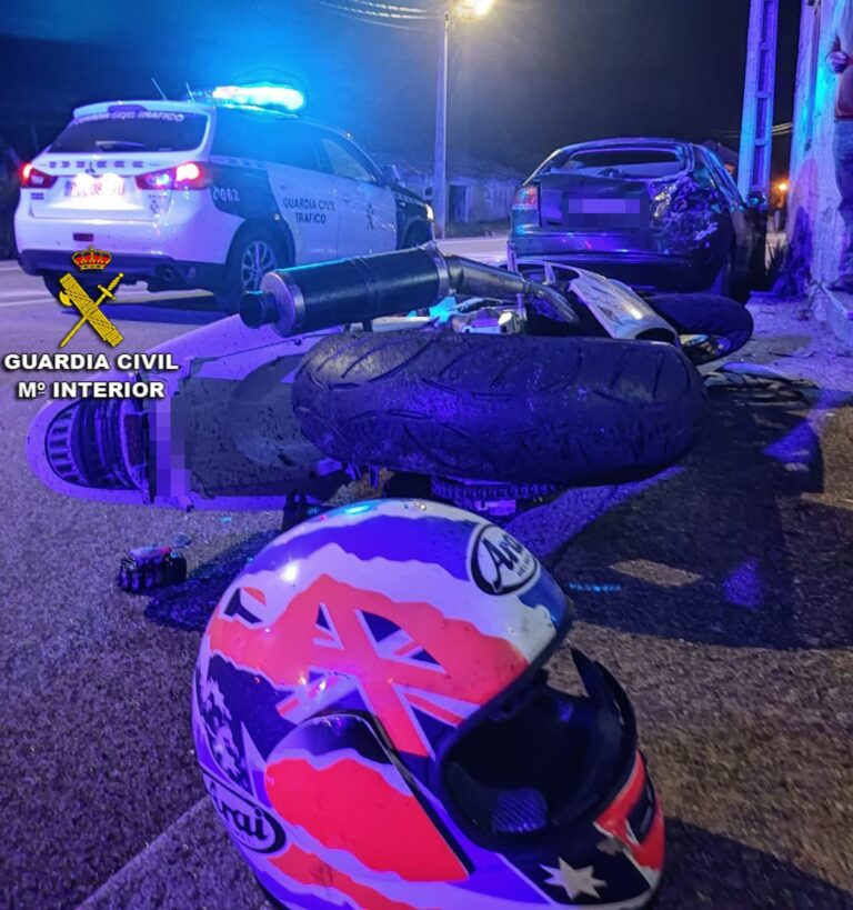 Aumentan en Galicia los accidentes mortales en motoristas y los siniestros con coches en sentido contrario