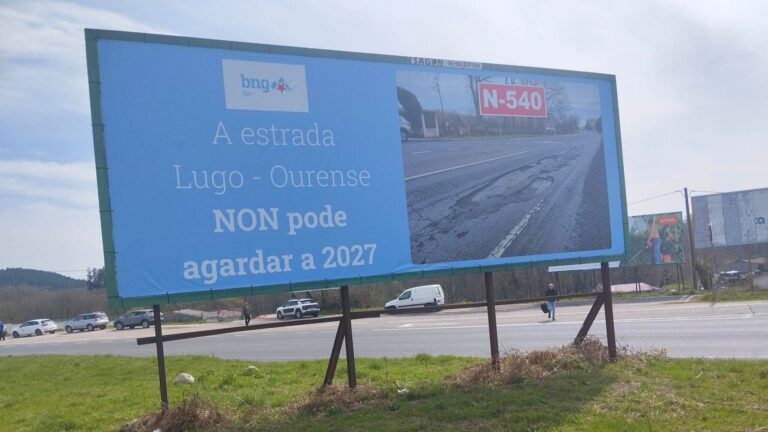 El BNG denuncia «intento de intimidación» de Demarcación de Carreteras por su campaña para pedir el arreglo de la N-540