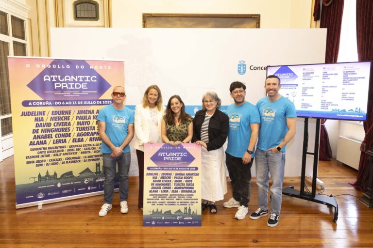 David Civera, Kuve y Anabel Conde se suman al festival Atlantic Pride, que se celebrará en A Coruña en julio