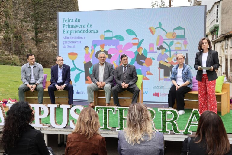 La Diputación de Lugo reafirma su «compromiso con el emprendimiento femenino» en la Feria de Primavera de la USC