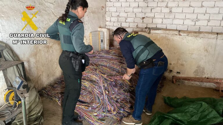 Cae una red de robo de cable de cobre en todo el país, incluida la provincia de A Coruña, con 19 detenidos