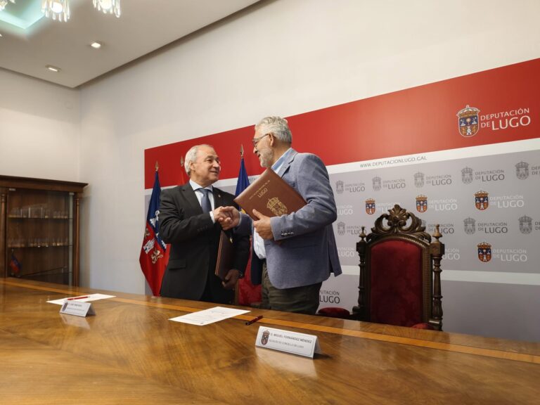 Diputación y Ayuntamiento de Lugo firman un convenio para la reforma integral de la calle Adolfo Suárez por A Fervedoira