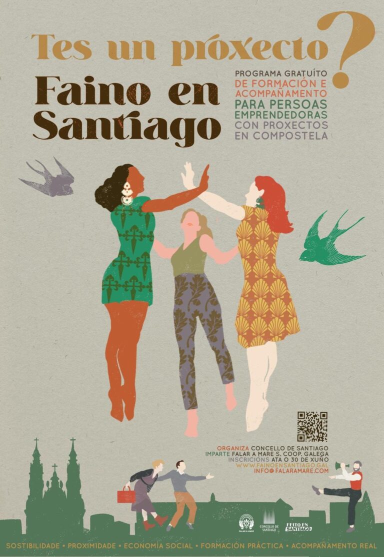 El programa ‘Faino en Santiago’ nace para apoyar el emprendimiento sostenible con encuentros presenciales y tutorías