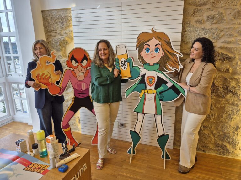 Las farmacias de A Coruña difundirán consejos sobre fotoprotección a través de viñetas de cómic