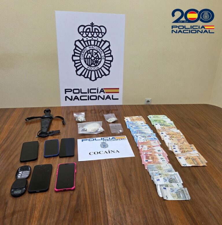 La operación antidroga con cinco detenidos en Ourense desmanteló un punto de venta de cocaína y heroína