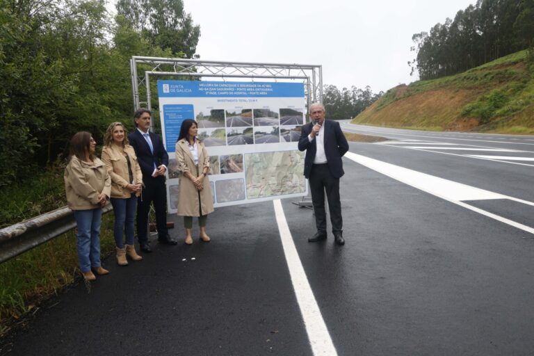Concluye la segunda fase de las obras de mejora de la carretera AC-862, entre Cedeira y Ortigueira