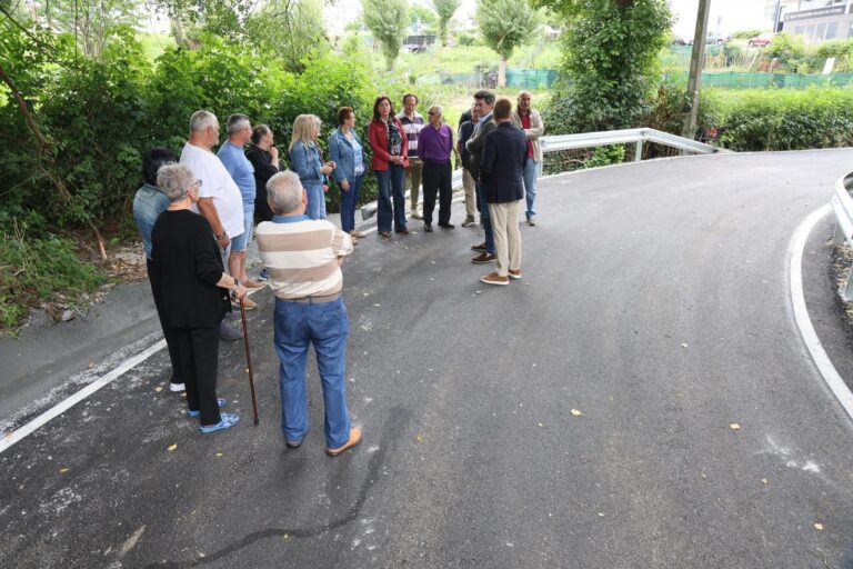 Termina la obra de drenaje en el barrio de Casás, en Lugo, para que pueda abrir el aparcamiento construido por la Xunta