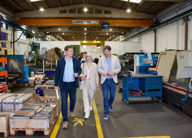 Besteiro exige a la Xunta que atienda la demanda de suelo industrial y mejore las comunicaciones de áreas empresariales