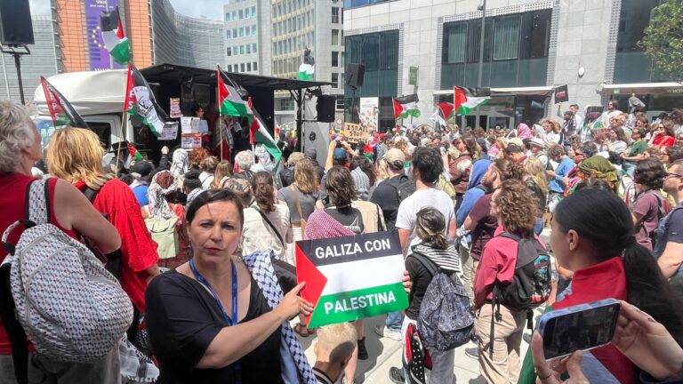 La eurodiputada Ana Miranda (BNG) acusa a la UE de «hipócrita» al no suspender acuerdos con Israel