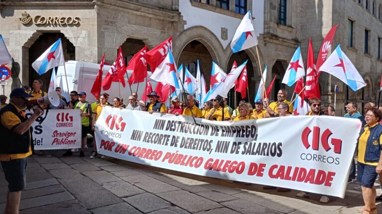 «Amplio seguimiento» de la huelga en Correos en defensa de los derechos laborales, según la CIG