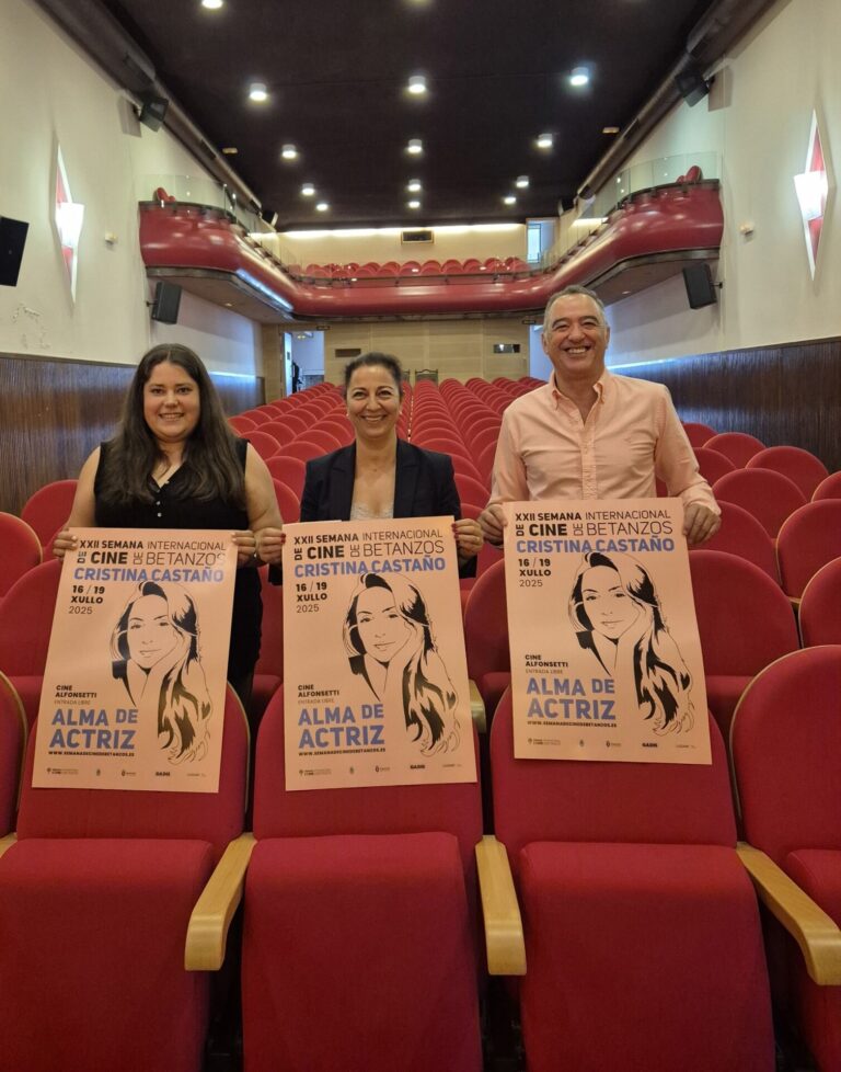 La actriz Cristina Castaño protagonizará del 16 al 19 de julio la XXII Semana Internacional del Cine de Betanzos