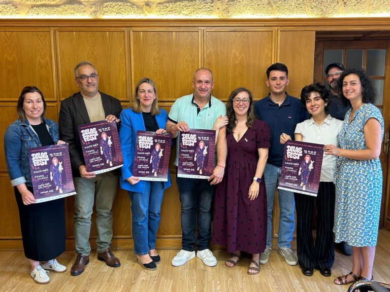 Cuatro artistas de arte urbano intervienen paredes de Santiago, Brión y Negreira en julio, dentro del ‘Delas Fest’