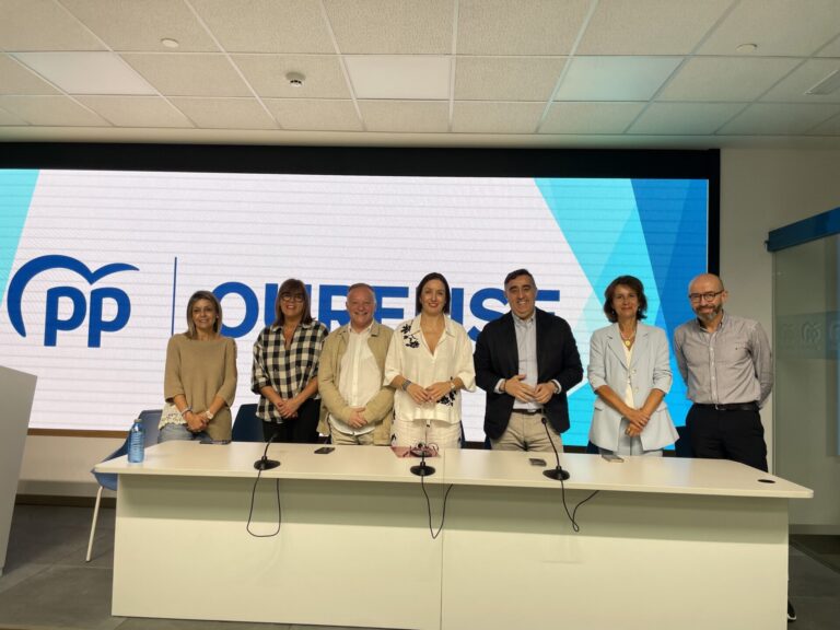 El PP de Ourense celebra el acuerdo sellado con el gobierno local para los presupuestos: «No estamos aquí para bloquear»