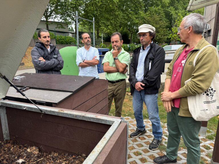 La isla de compostaje del CIPF de Compostela logra tratar cinco toneladas de biorresiduos en medio año