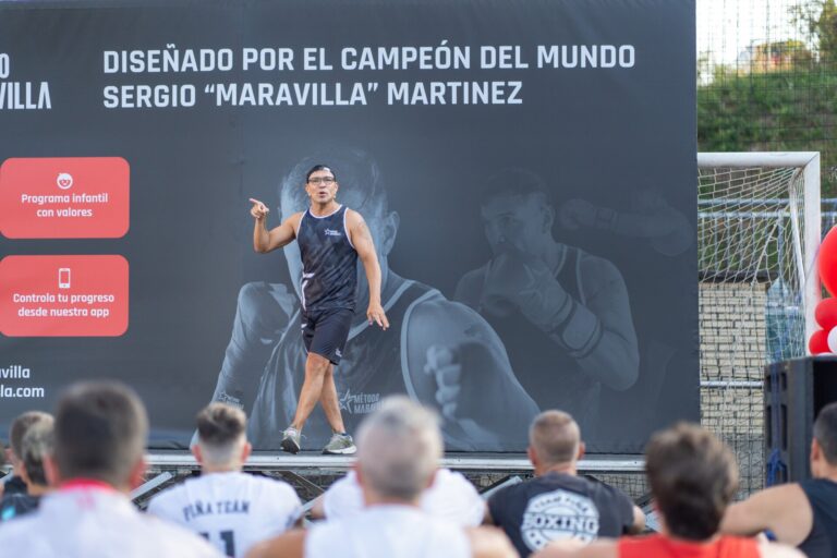 El púgil Sergio ‘Maravilla’ Martínez traslada su método de entrenamiento a Galicia