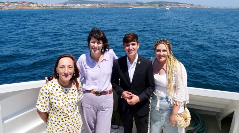 Pontón reivindica en Aguiño la Galicia marinera como esencia de su «identidad, memoria colectiva y fortaleza»