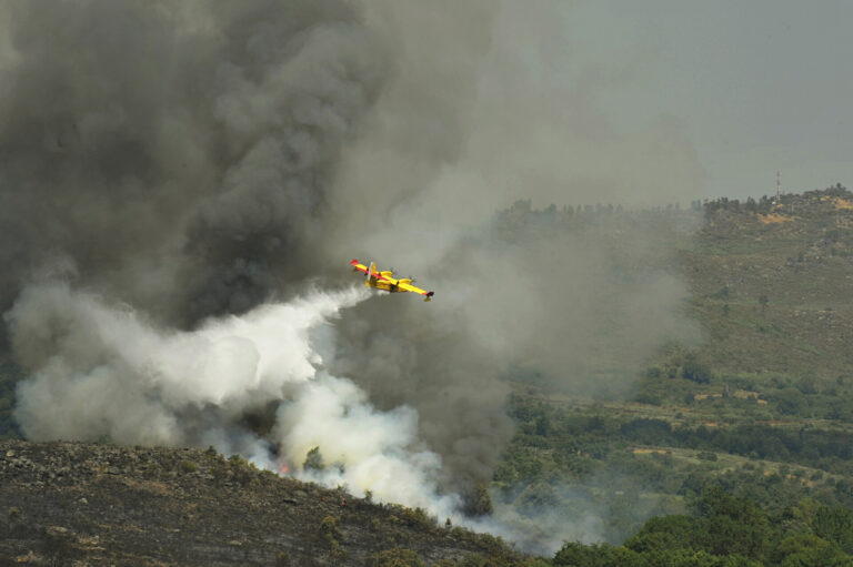 Rural.- El incendio de Cualedro (Ourense) asciende a 90 hectáreas arrasadas, pero ya está estabilizado