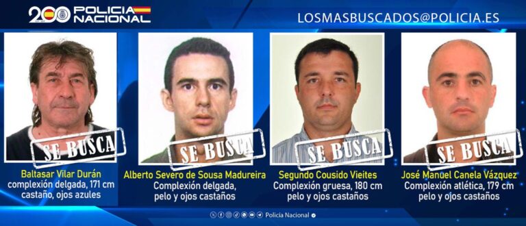 Un profesor que abusó de menores en Cambados y un capo de la droga, 4 de ‘Los 10 más buscados’ aún por la Policía