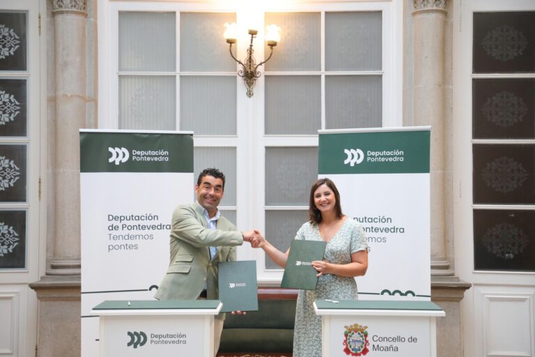 Diputación de Pontevedra firma con Moaña la humanización del entorno histórico de San Martiño por 1,3 millones de euros
