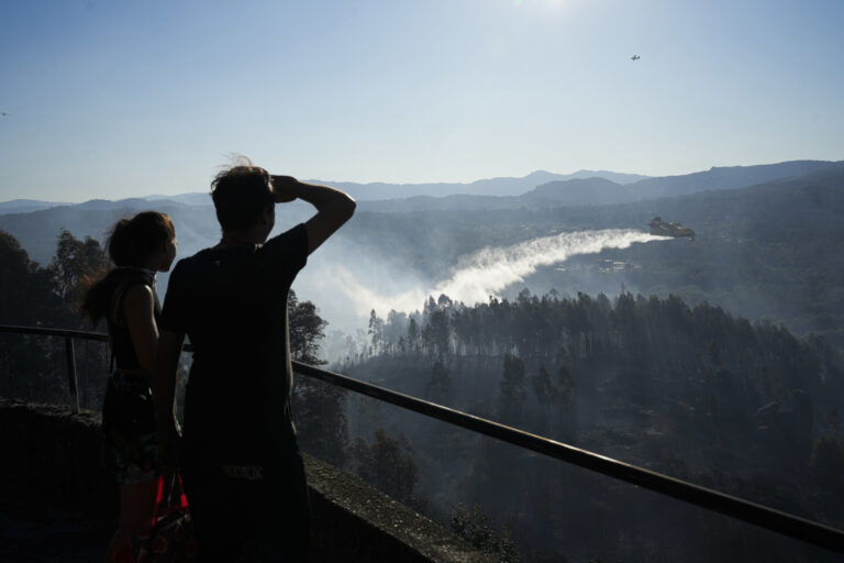 Rural.- Desactivan la alerta por proximidad a viviendas en el incendio de Salvaterra, con 30 hectáreas calcinadas