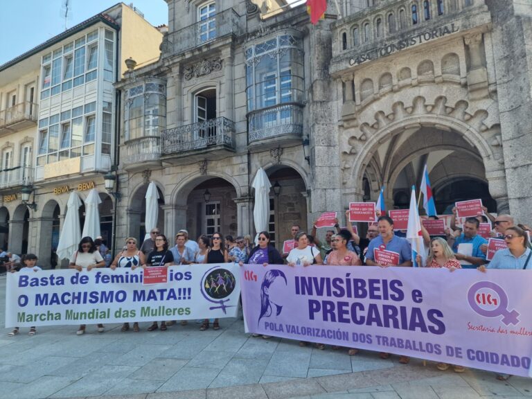 Decenas de personas se concentran en unas 50 localidades por el crimen de O Porriño como antesala del paro del día 13
