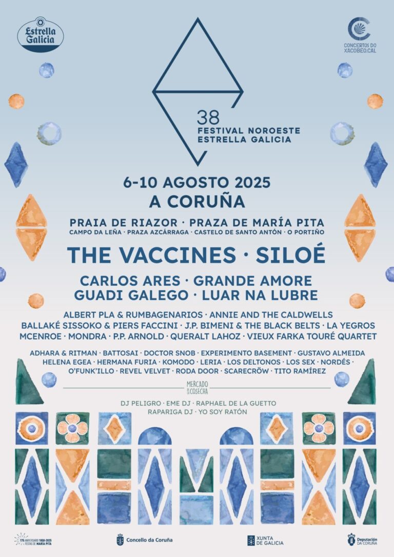 El Festival Noroeste Estrella Galicia iniciará su programación el día 6, con The Vaccines y Luar na Lubre en su cartel