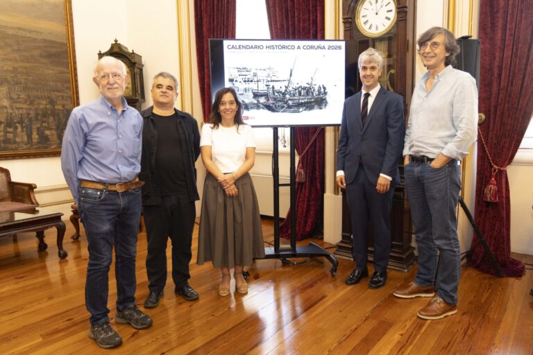 A Coruña presenta una nueva edición de su calendario histórico, con más de 600 efemérides