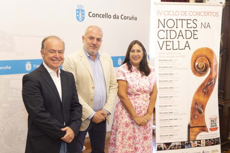 A Coruña inaugurará en septiembre una nueva edición del ciclo de conciertos ‘Noches en la Ciudad Vieja’