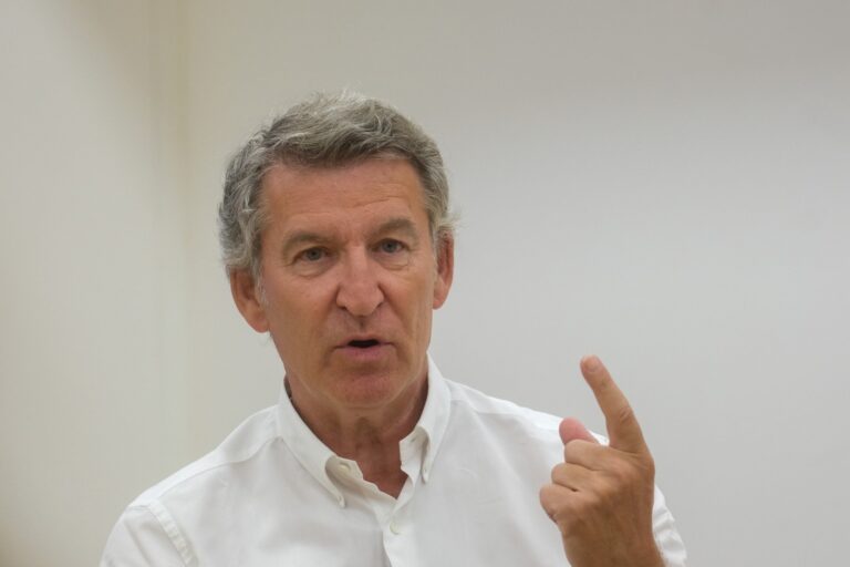 Feijóo acusa al Gobierno de llegar tarde ante los incendios y pide denunciar «cualquier movimiento sospechoso» en montes
