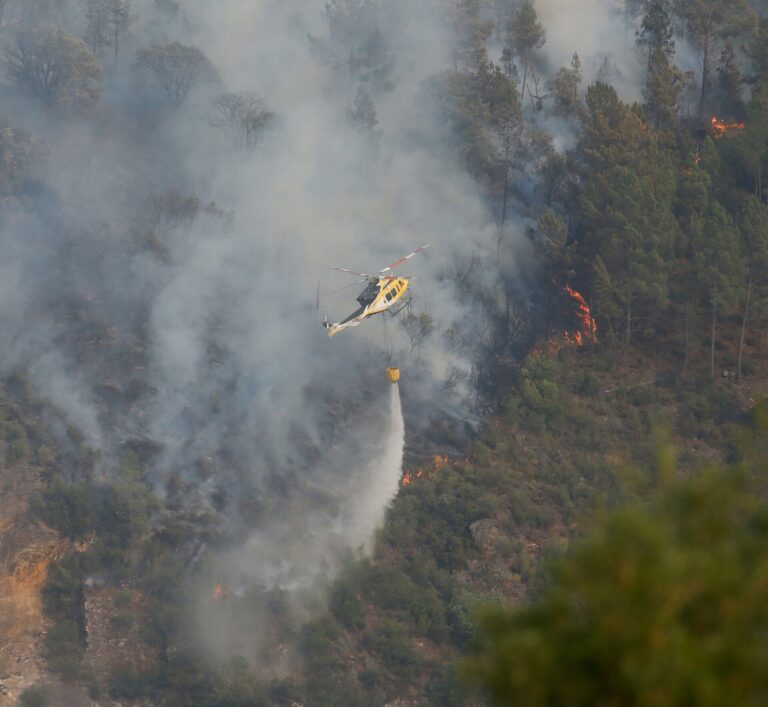 Rural.- Los incendios empeoran «gravemente» la calidad del aire, con O Barco, Verín y A Gudiña muy afectadas