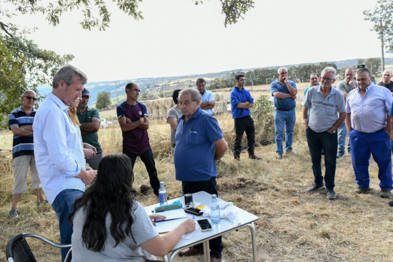 Rural.- La Xunta reparte alimentación para el ganado en zonas de Ourense afectadas por los incendios