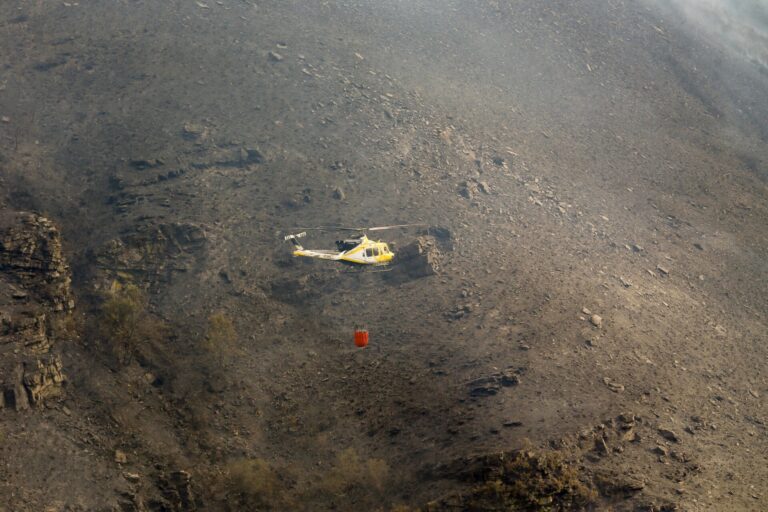 Rural.- Extinguido el incendio de Cervantes (Lugo)