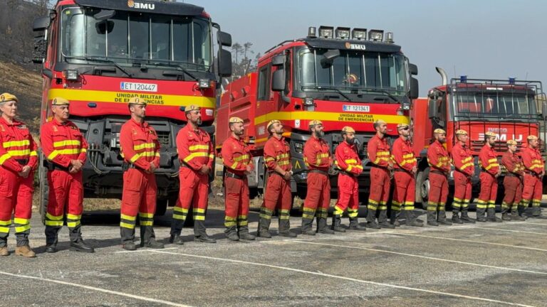 Rural.- La UME despliega 22 patrullas en Ourense en misiones de vigilancia y presencia en incendios
