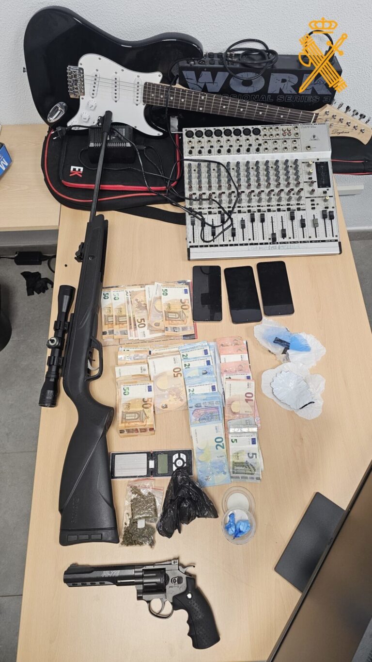 Detenido en Ribadeo (Lugo) un vecino acusado de tráfico de drogas tras una investigación de tres meses